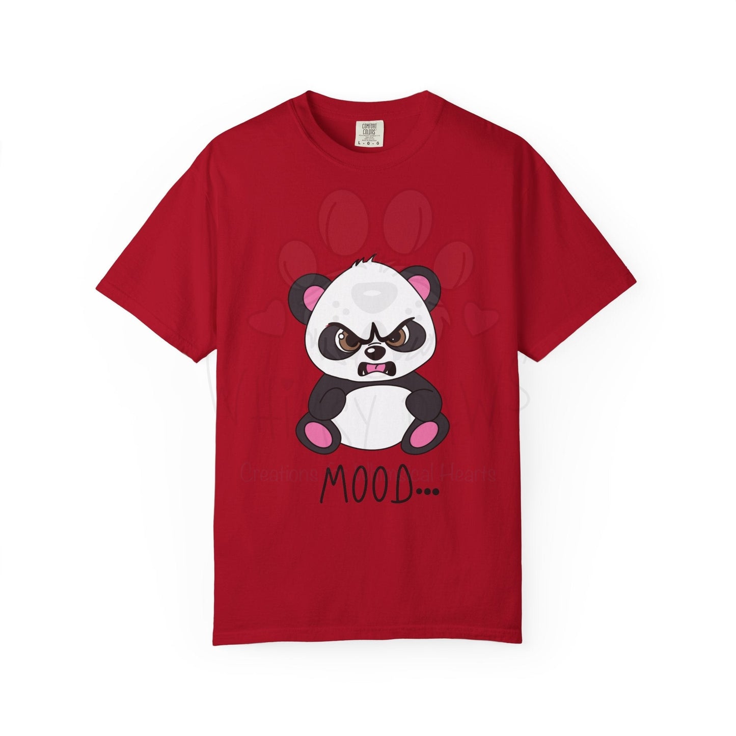 Angry Panda Mood Graphic T-Shirt for Fun-Loving Adults