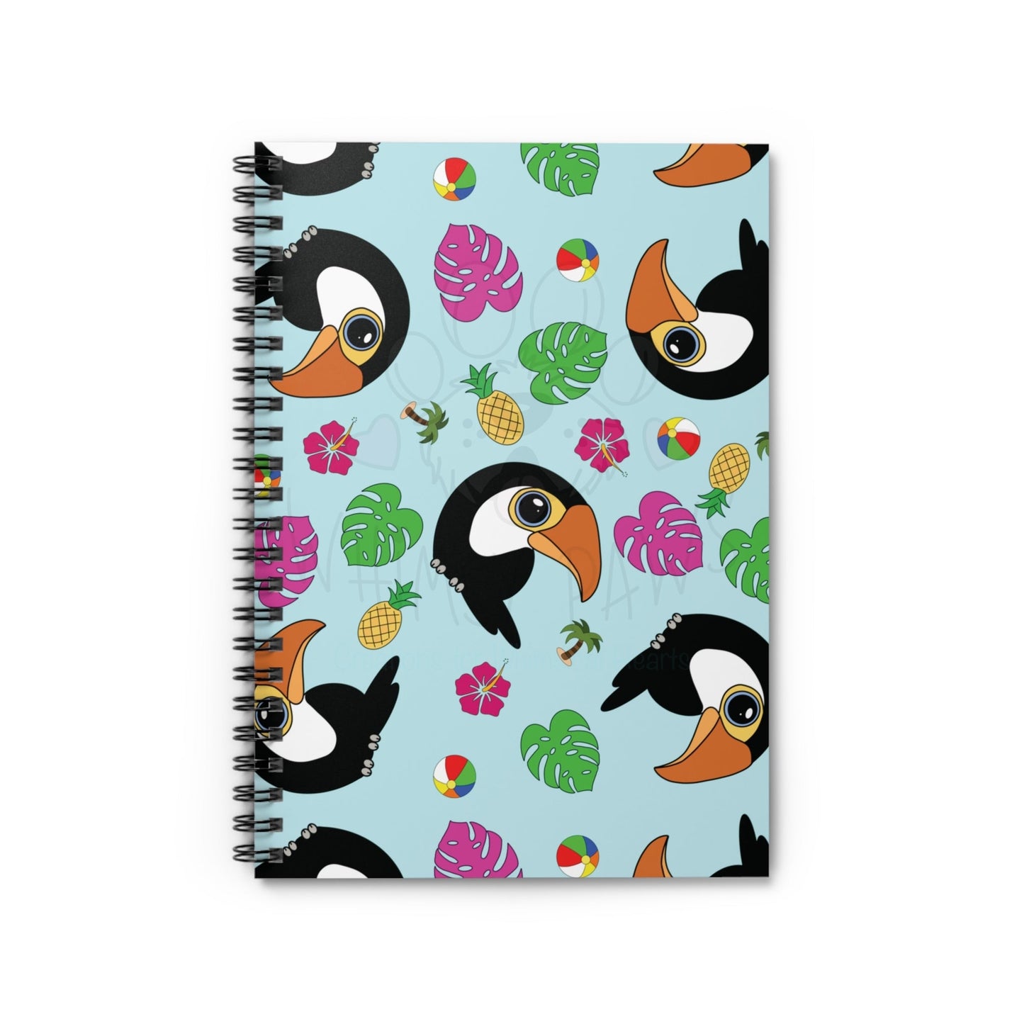 Tropical Toucan Spiral Notebook - Ruled Lines for Creative Minds