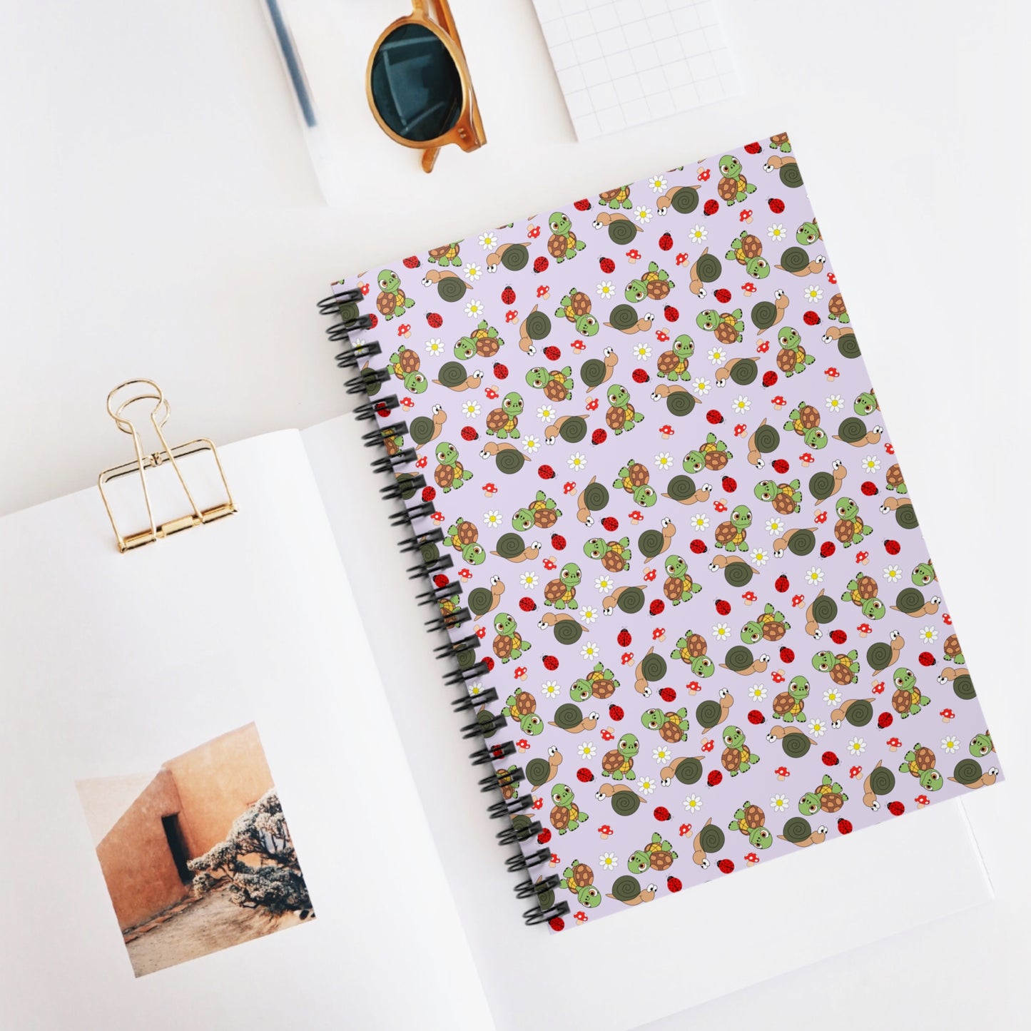 Whimsical Spring Spiral Notebook - Perfect for Note-Taking & Journaling