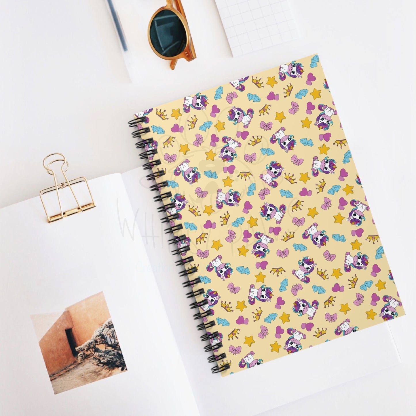 Colorful Whimsical Unicorn Spiral Notebook for Creative Minds - Perfect Gift for Students and Artists