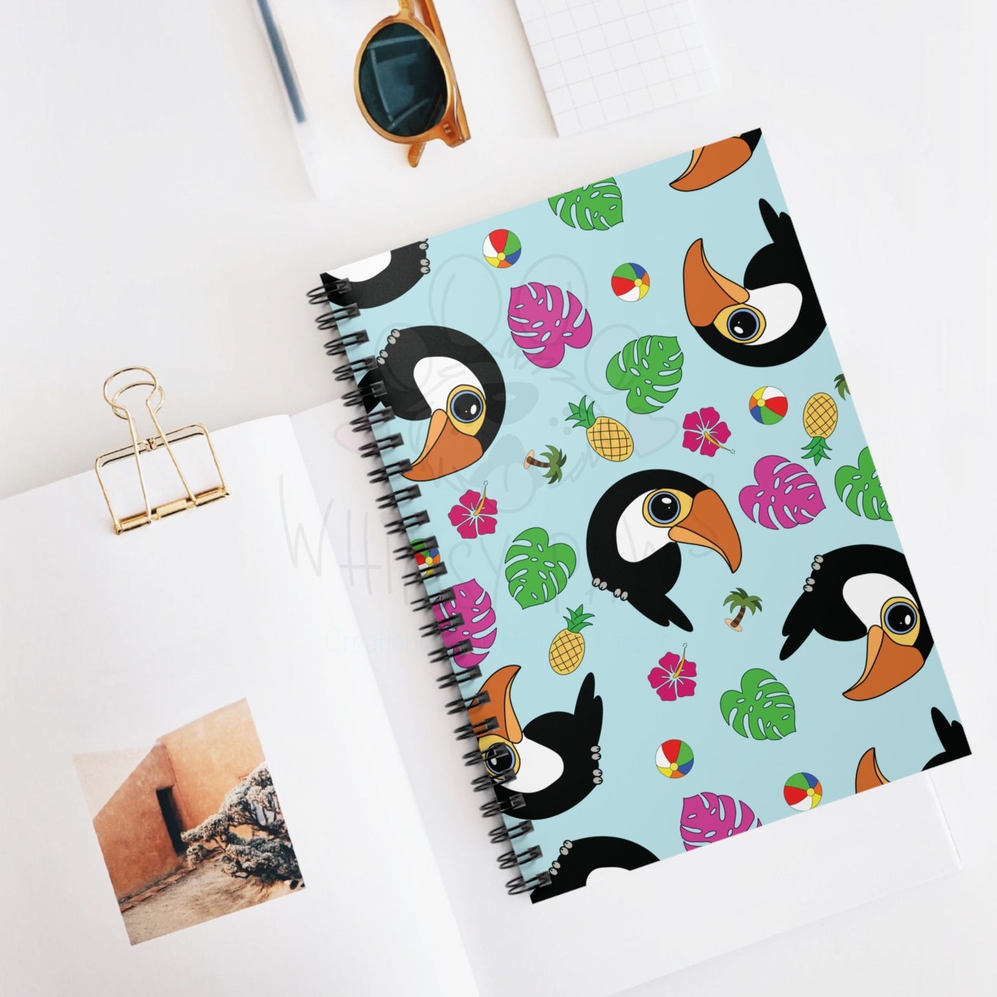 Tropical Toucan Spiral Notebook - Ruled Lines for Creative Minds