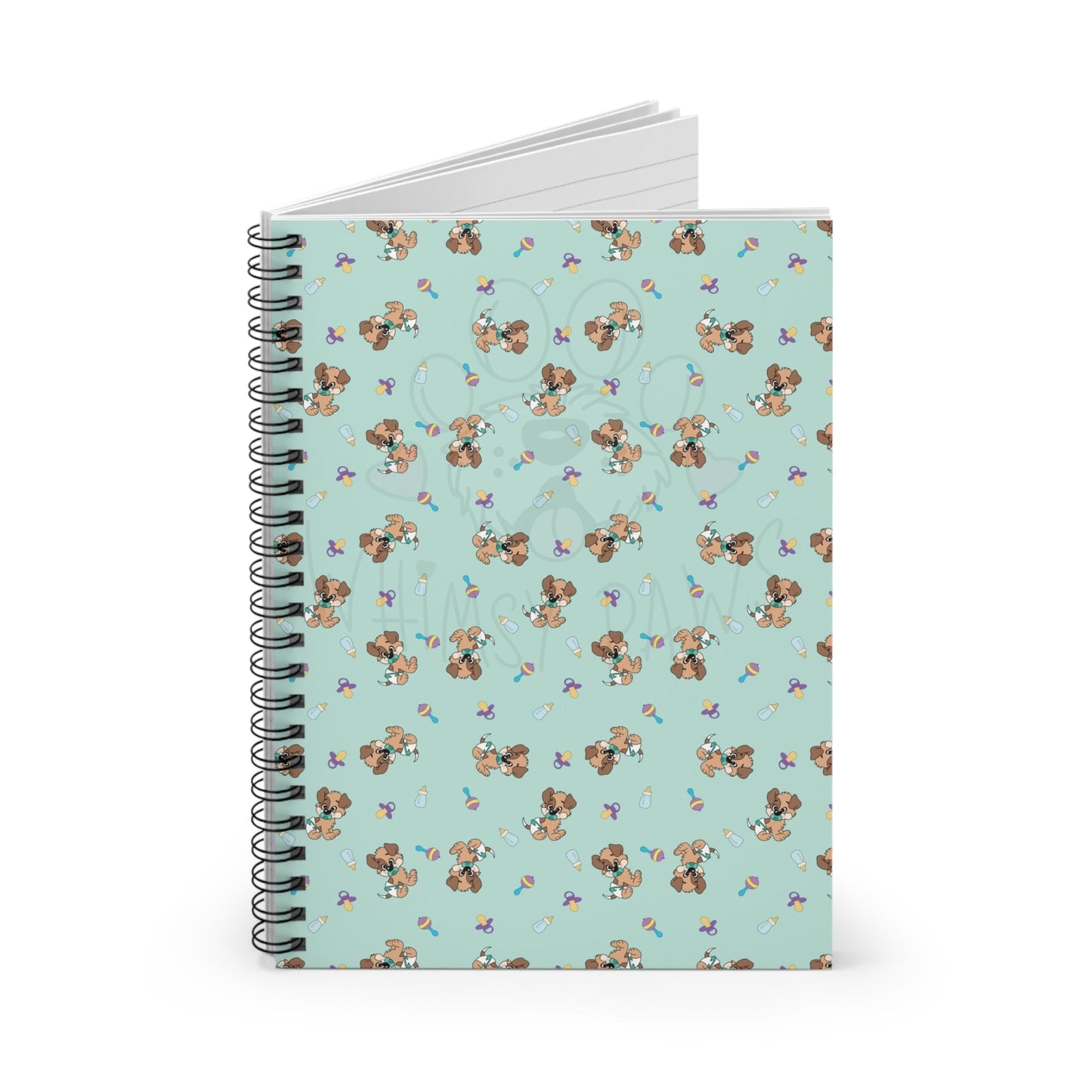 Cute Puppy-Themed Spiral Notebook - Perfect for Journaling & School