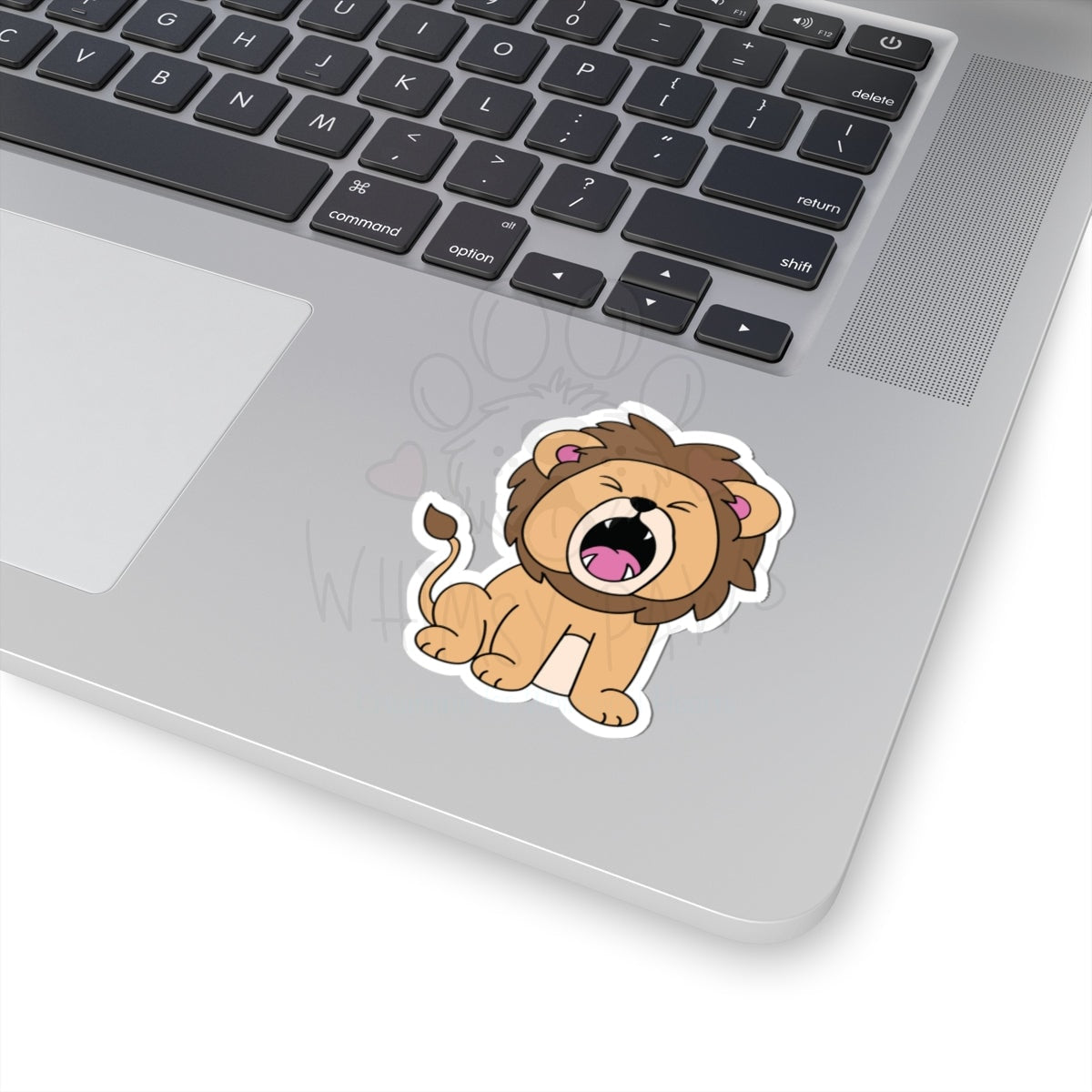 Cute Roaring Lion Kiss-Cut Stickers - Perfect for Kids & Animal Lovers