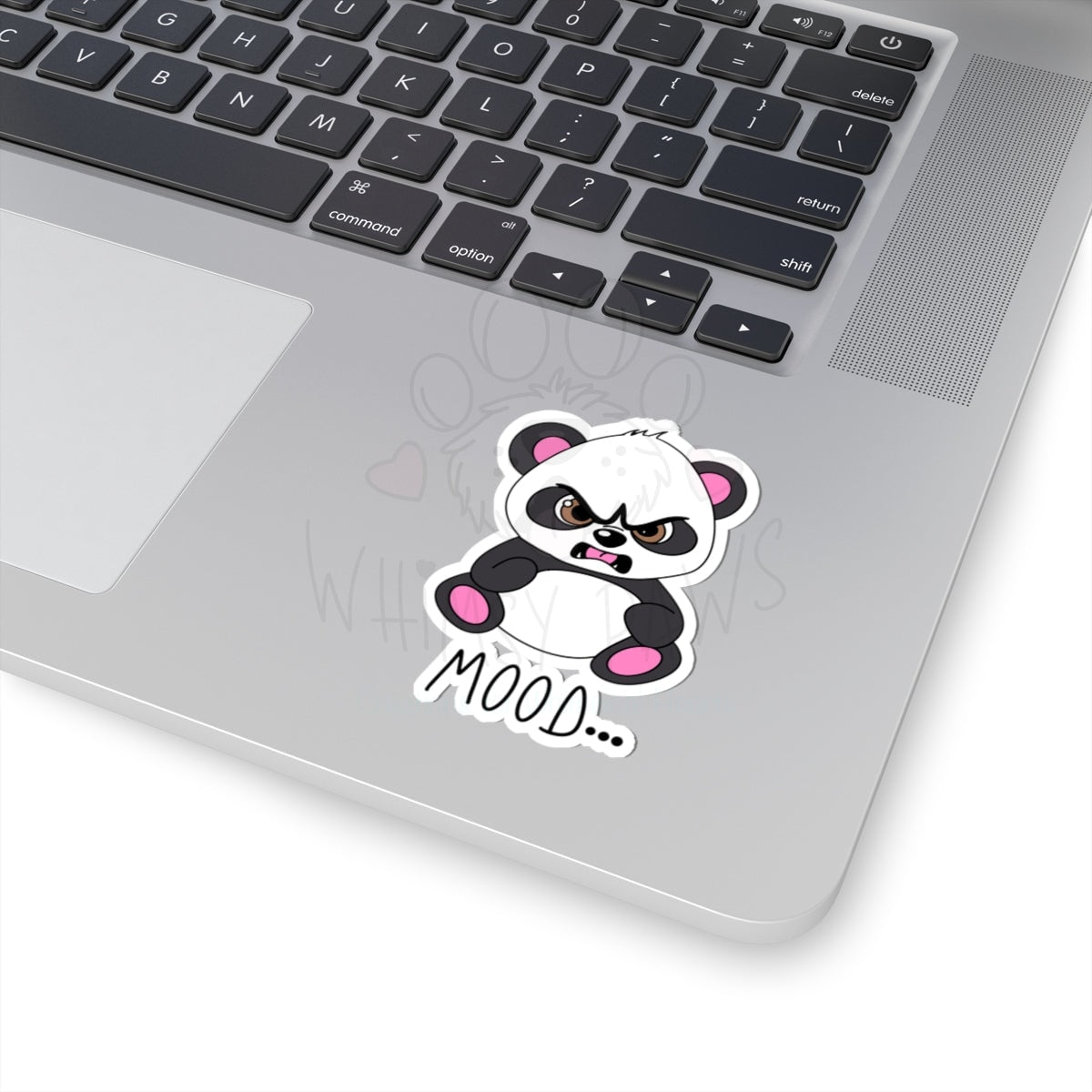 Angry Panda Mood Kiss-Cut Stickers - Express Your Feelings!