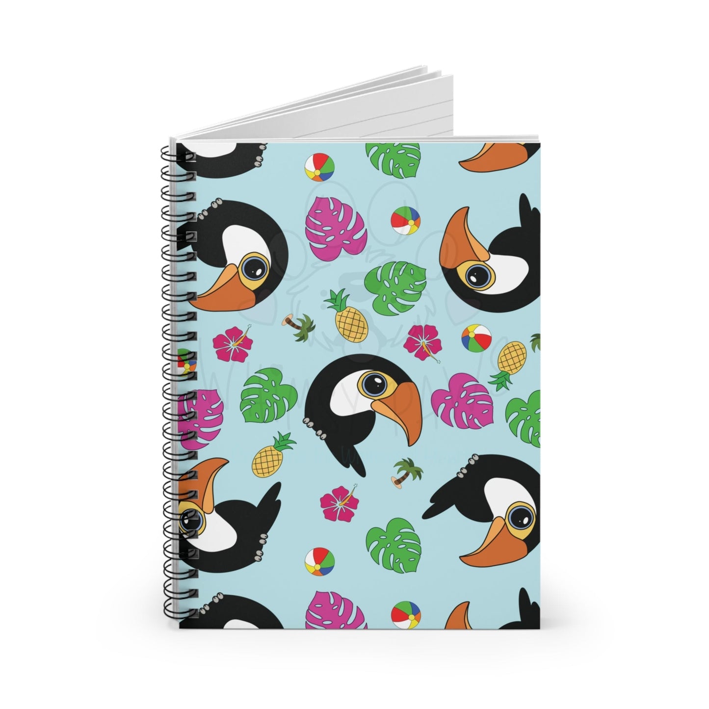 Tropical Toucan Spiral Notebook - Ruled Lines for Creative Minds