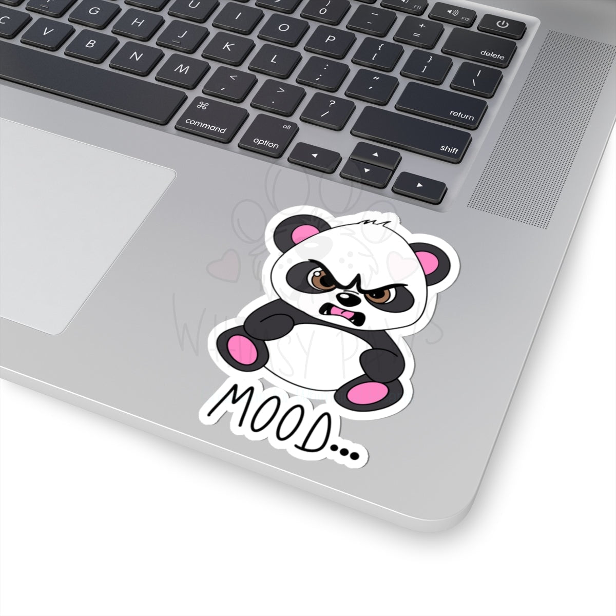 Angry Panda Mood Kiss-Cut Stickers - Express Your Feelings!