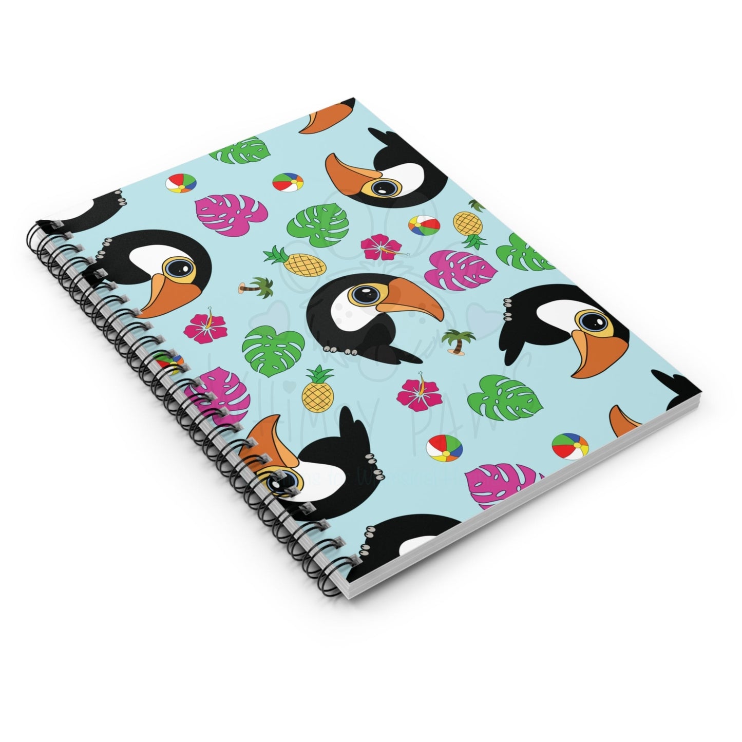 Tropical Toucan Spiral Notebook - Ruled Lines for Creative Minds