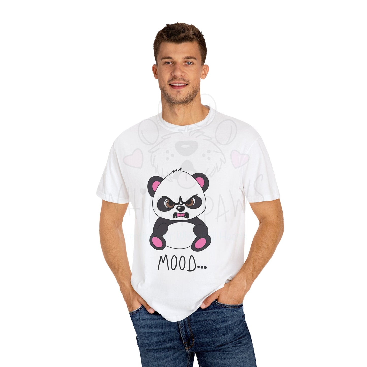 Angry Panda Mood Graphic T-Shirt for Fun-Loving Adults