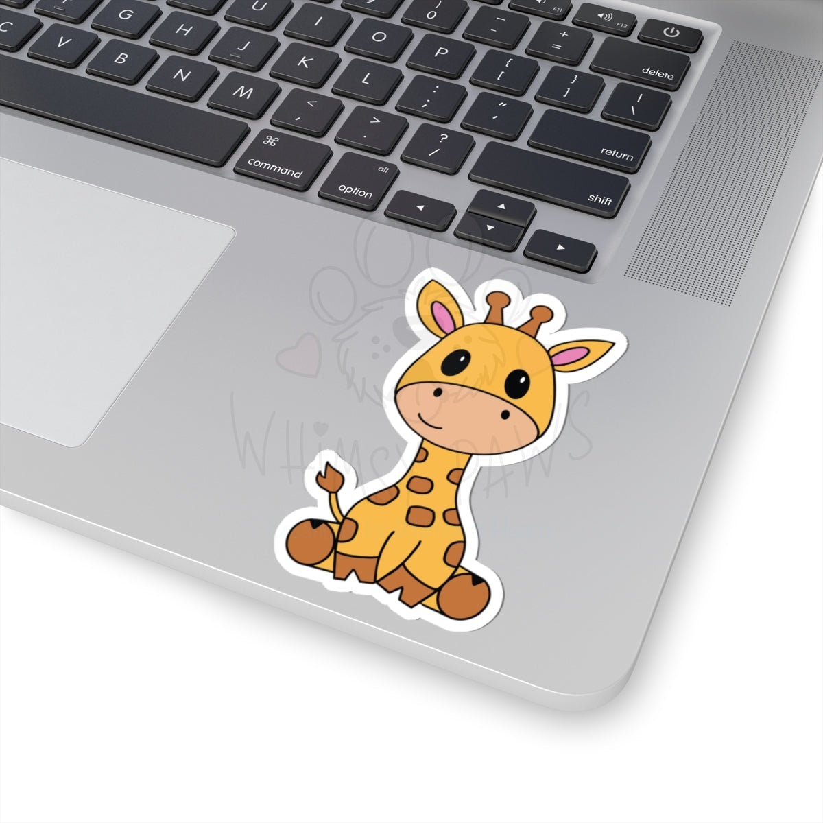Cute Giraffe Kiss-Cut Stickers - Playful Animal Decor for All Ages