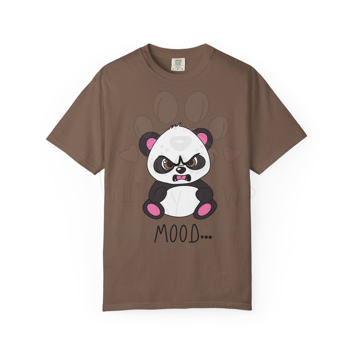 Angry Panda Mood Graphic T-Shirt for Fun-Loving Adults