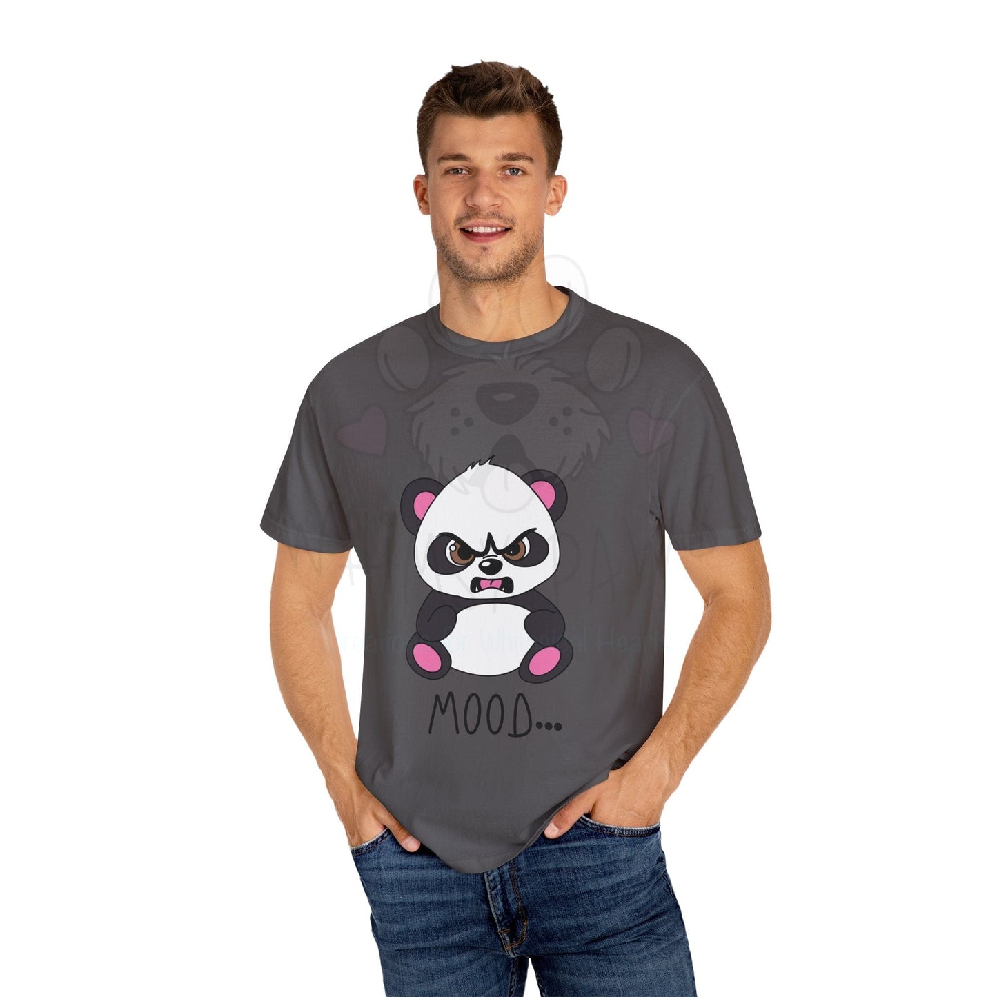 Angry Panda Mood Graphic T-Shirt for Fun-Loving Adults