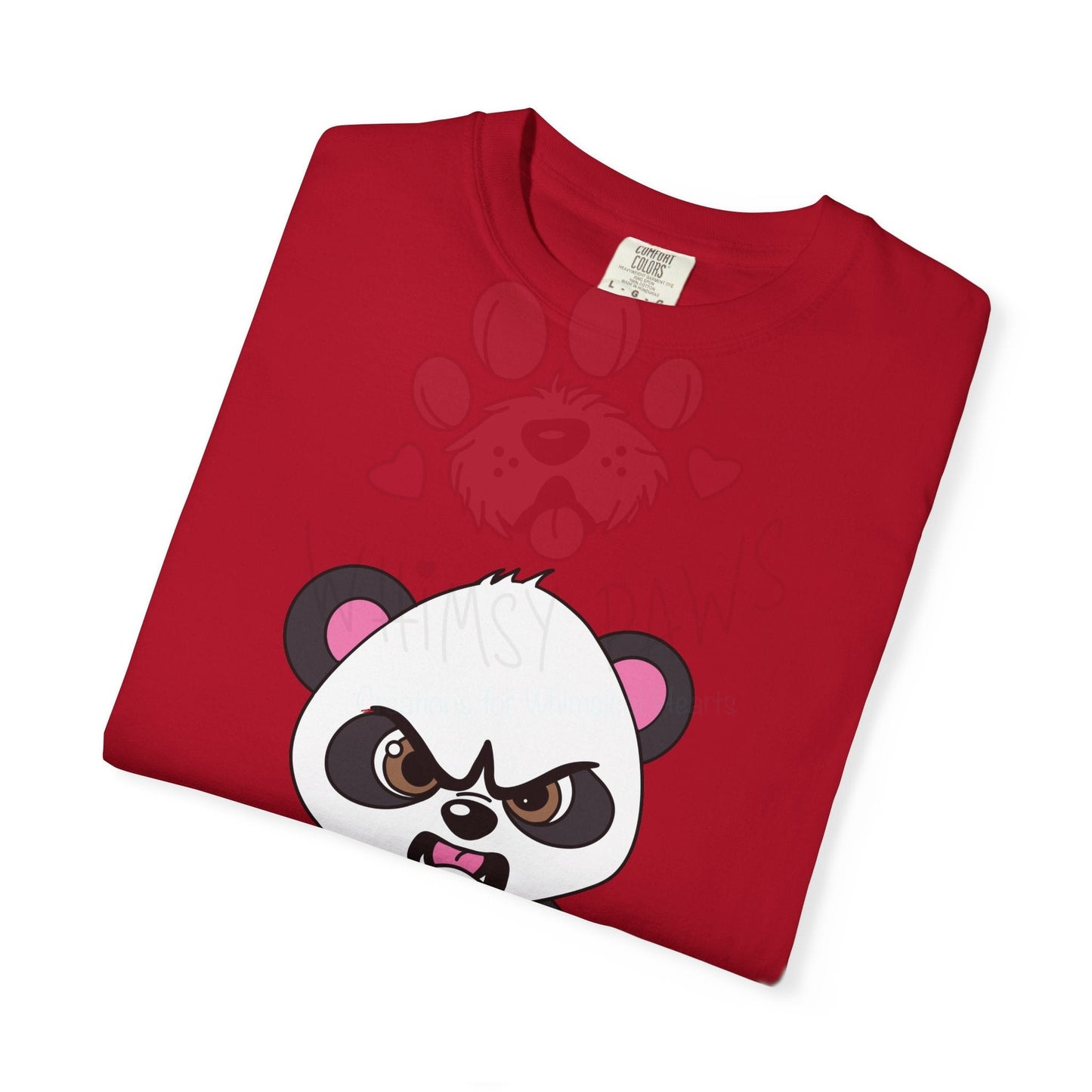 Angry Panda Mood Graphic T-Shirt for Fun-Loving Adults