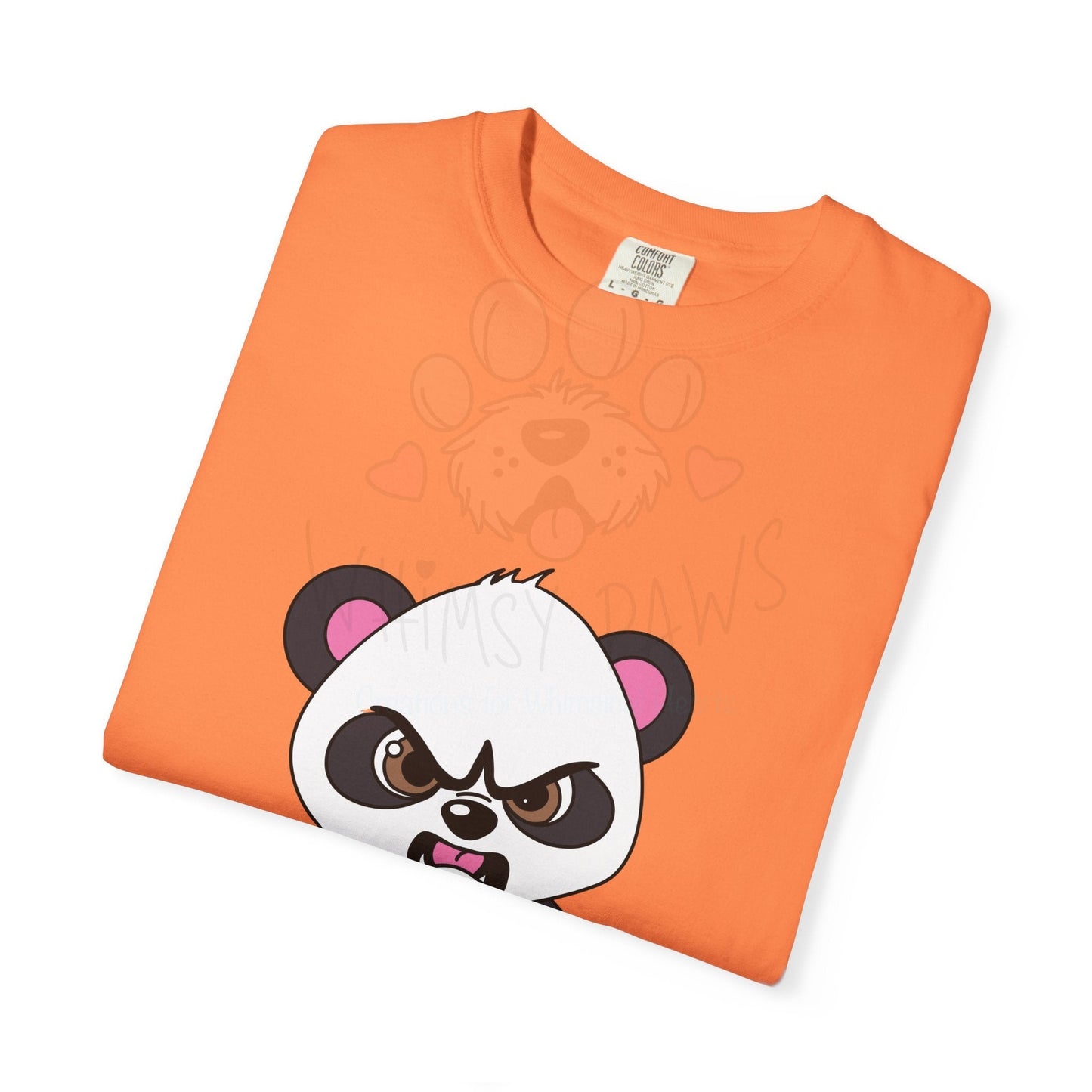 Angry Panda Mood Graphic T-Shirt for Fun-Loving Adults
