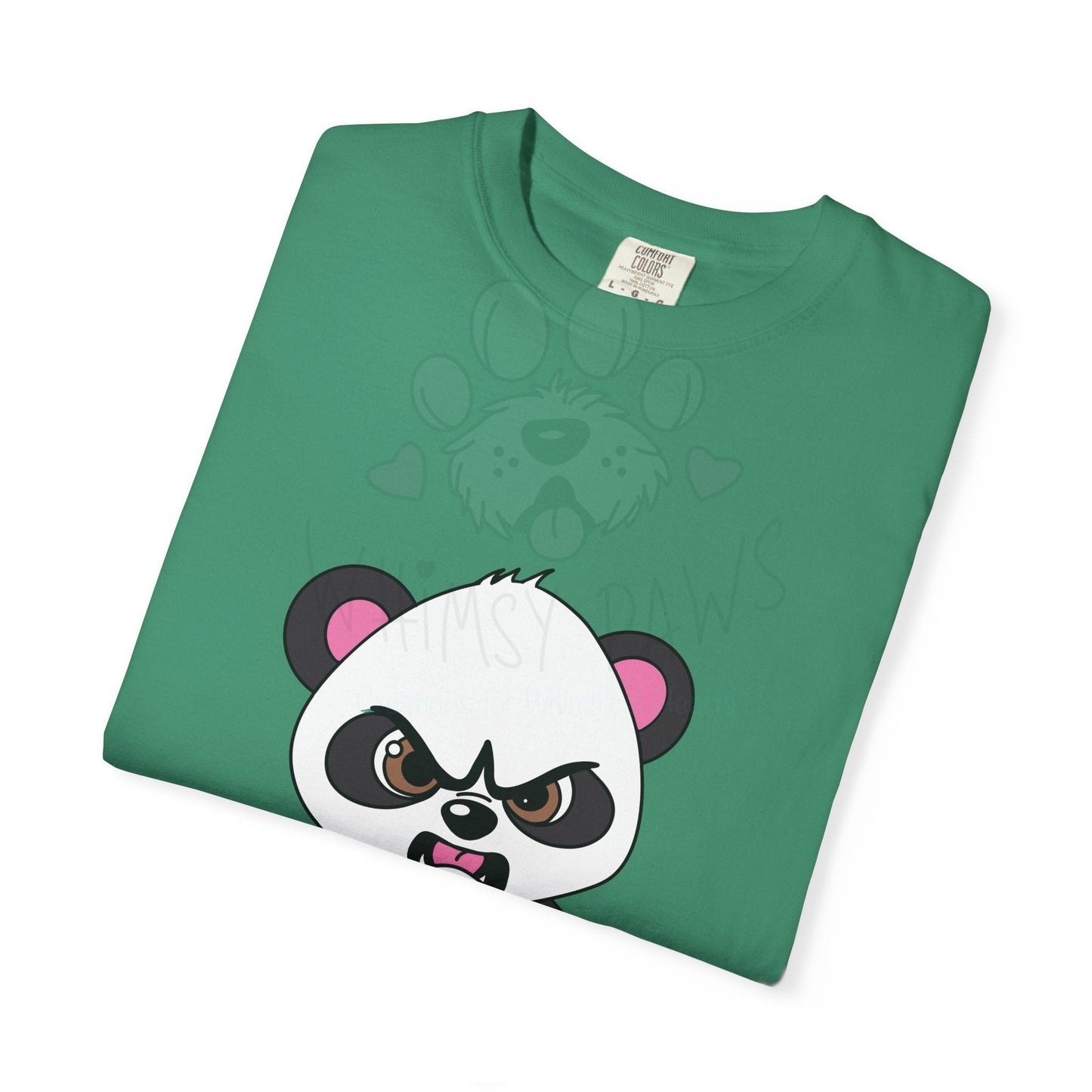 Angry Panda Mood Graphic T-Shirt for Fun-Loving Adults