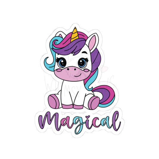 Magical Unicorn Kiss-Cut Stickers - Cute & Whimsical Décor for Kids