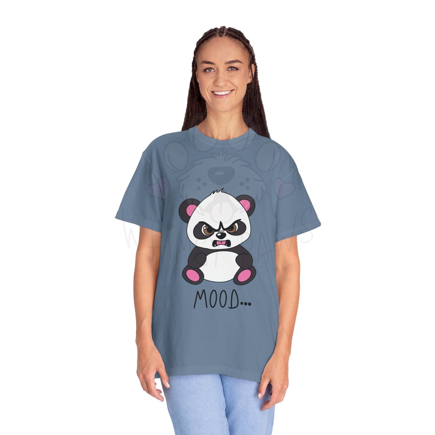 Angry Panda Mood Graphic T-Shirt for Fun-Loving Adults