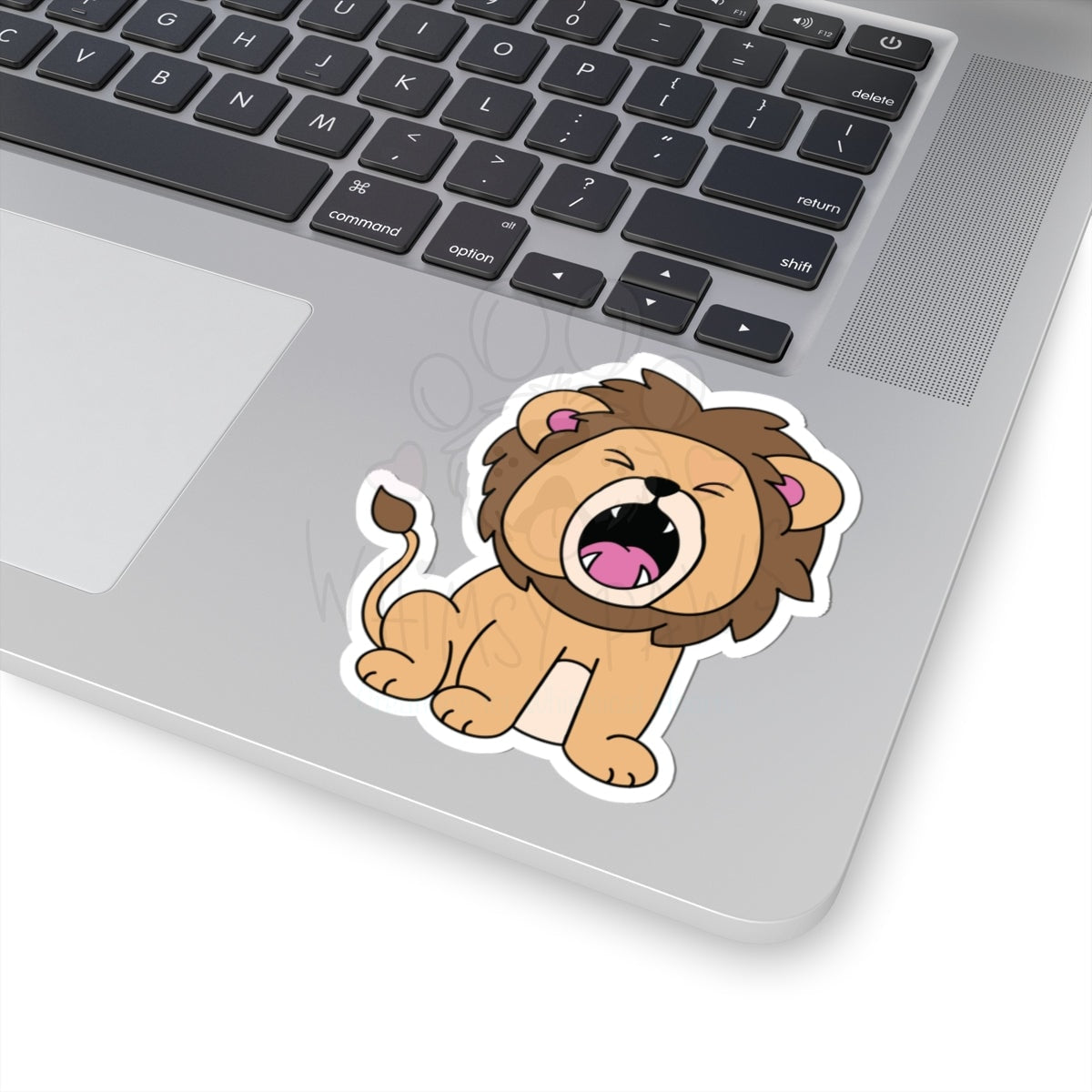 Cute Roaring Lion Kiss-Cut Stickers - Perfect for Kids & Animal Lovers