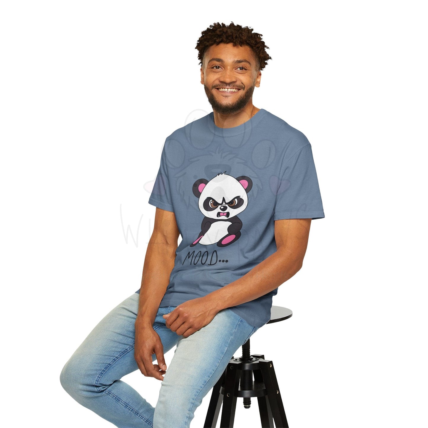 Angry Panda Mood Graphic T-Shirt for Fun-Loving Adults