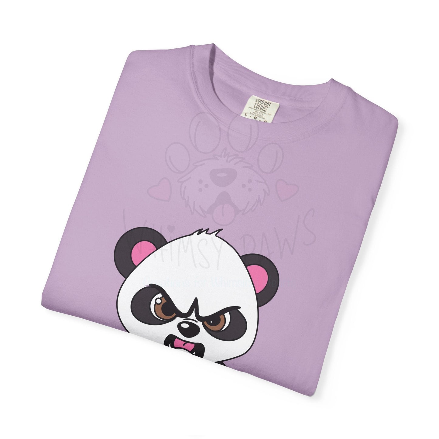 Angry Panda Mood Graphic T-Shirt for Fun-Loving Adults