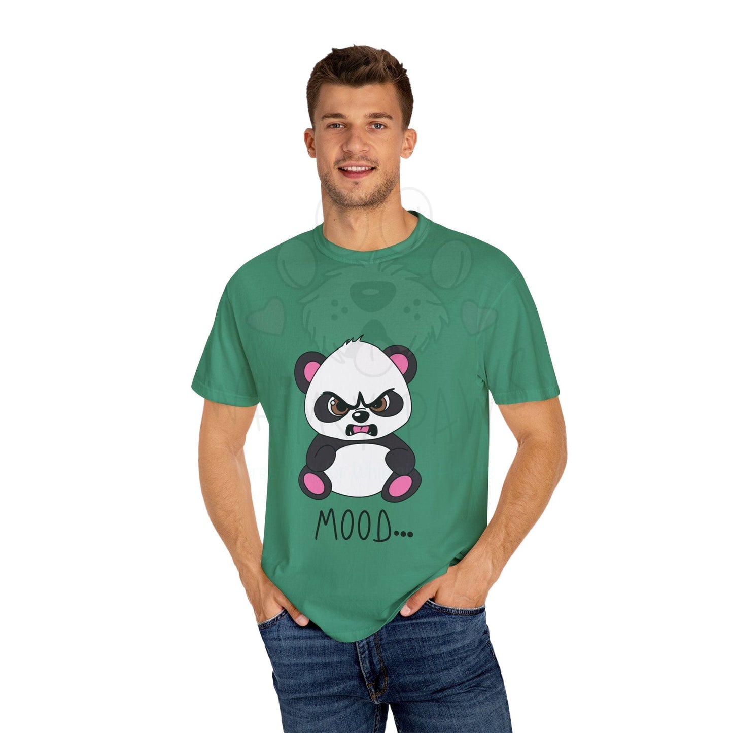 Angry Panda Mood Graphic T-Shirt for Fun-Loving Adults