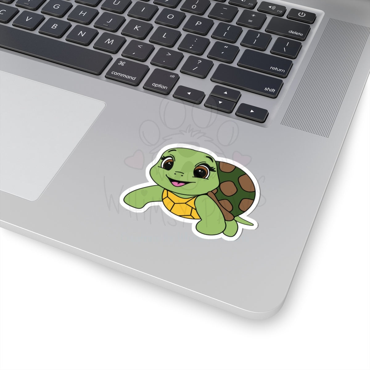 Cute Turtle Kiss-Cut Stickers - Adorable Ocean-themed Decor for Kids