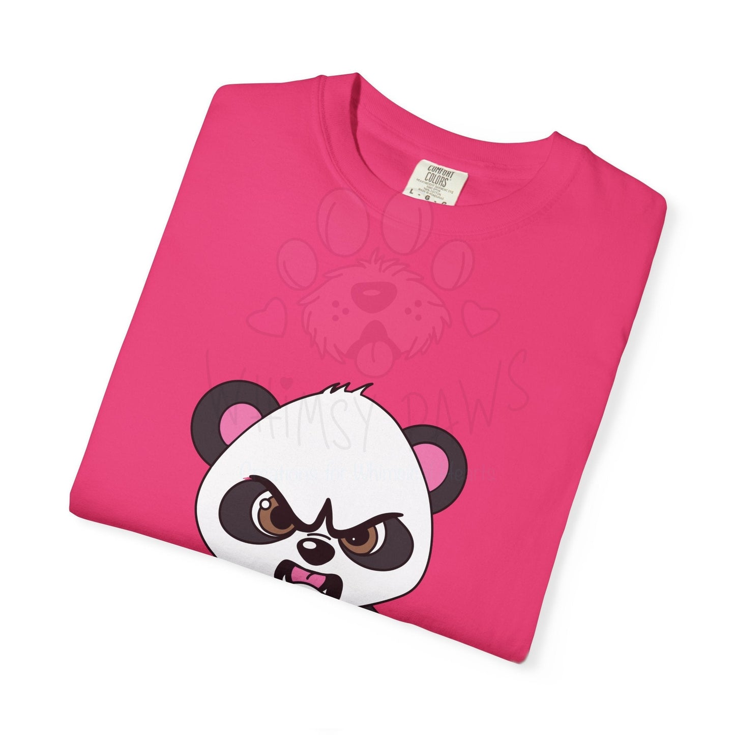 Angry Panda Mood Graphic T-Shirt for Fun-Loving Adults