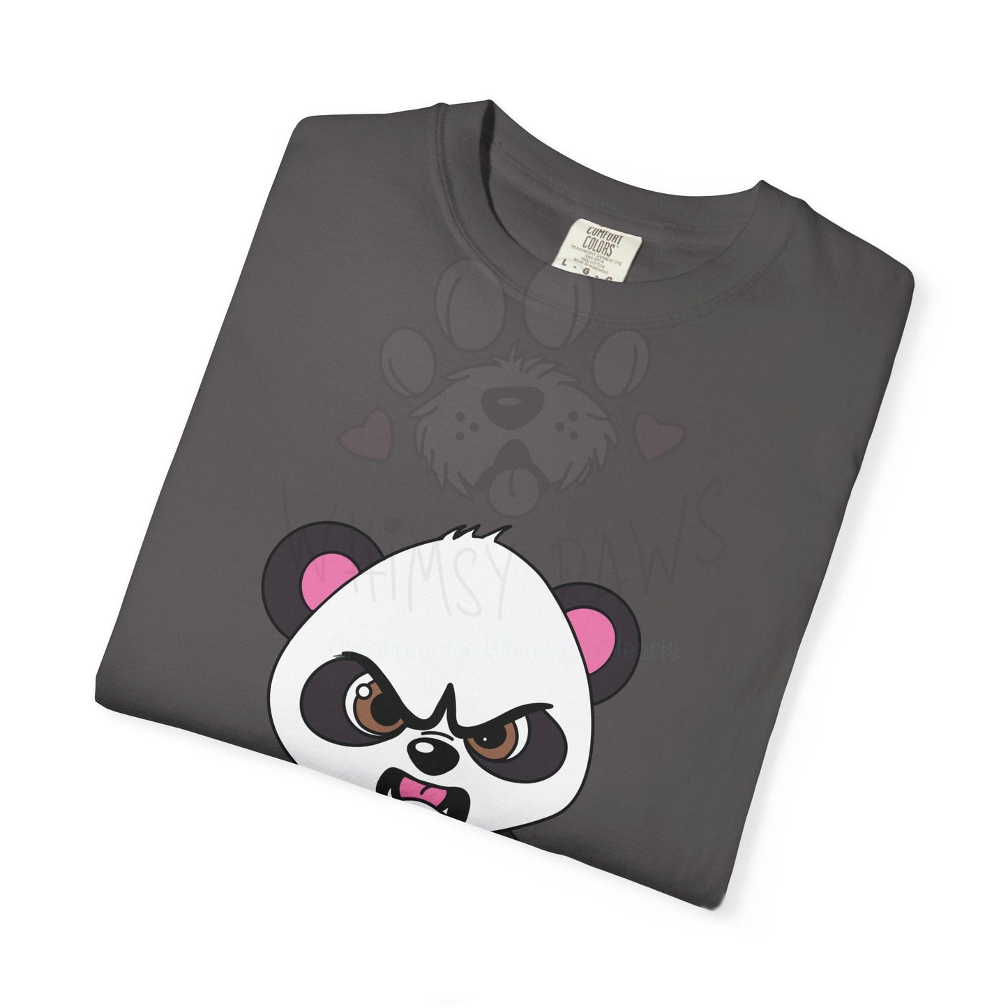 Angry Panda Mood Graphic T-Shirt for Fun-Loving Adults