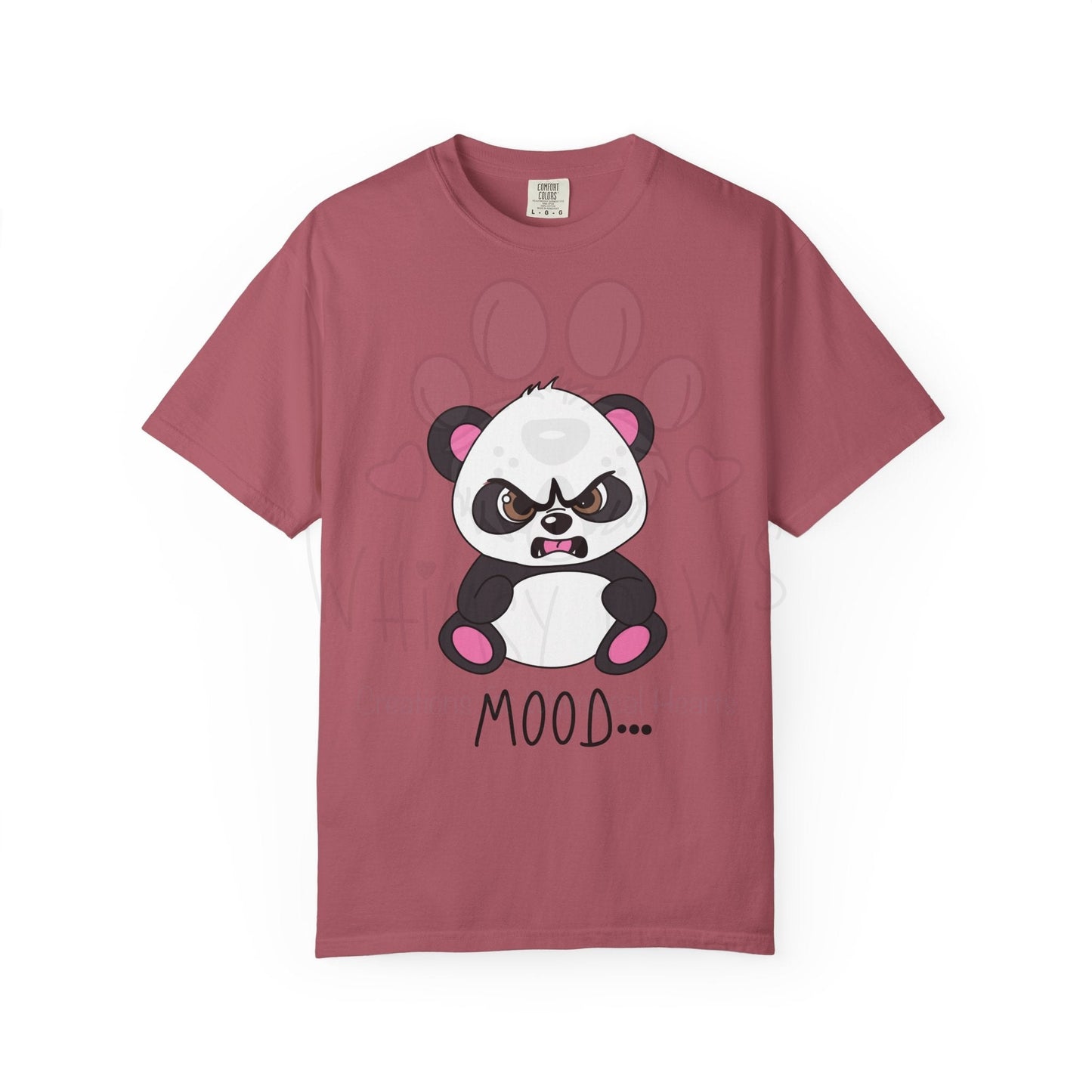 Angry Panda Mood Graphic T-Shirt for Fun-Loving Adults
