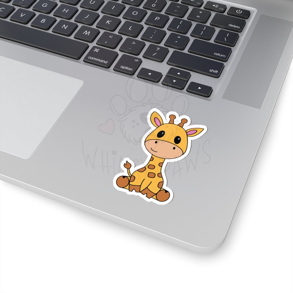 Cute Giraffe Kiss-Cut Stickers - Playful Animal Decor for All Ages