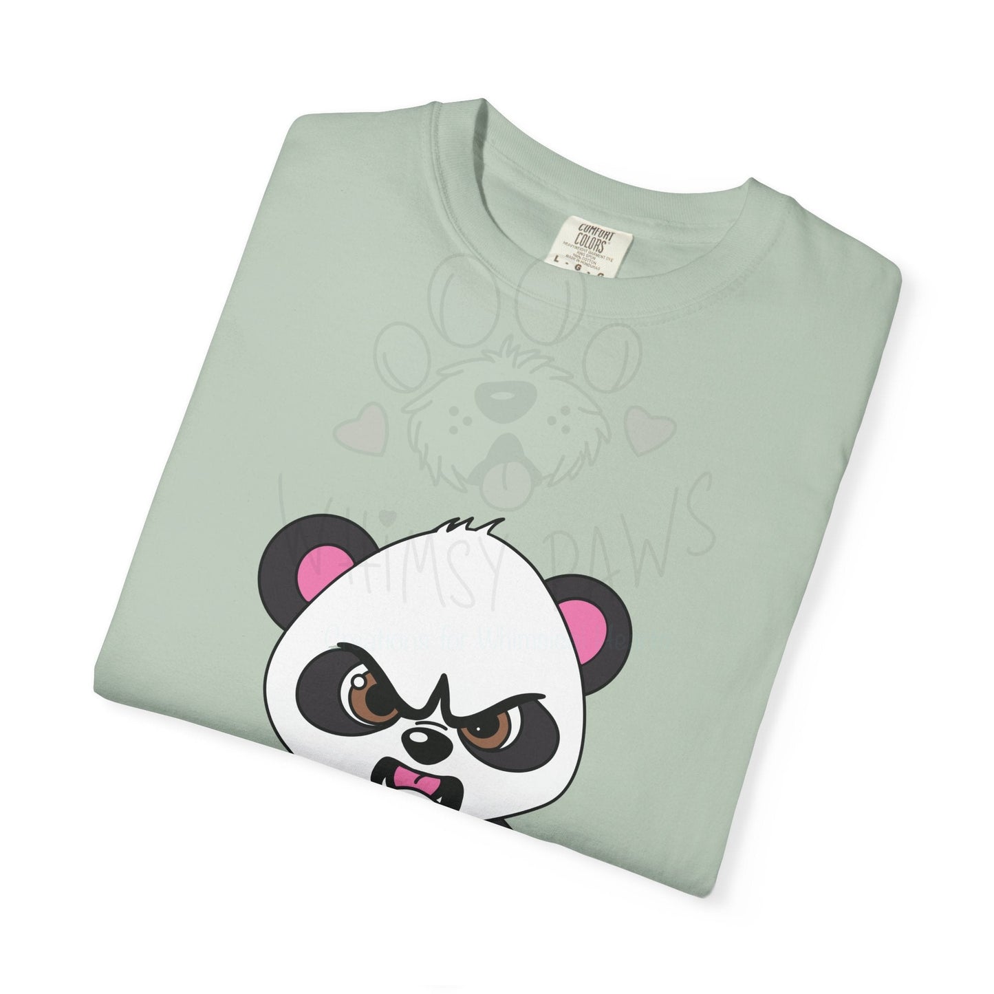 Angry Panda Mood Graphic T-Shirt for Fun-Loving Adults