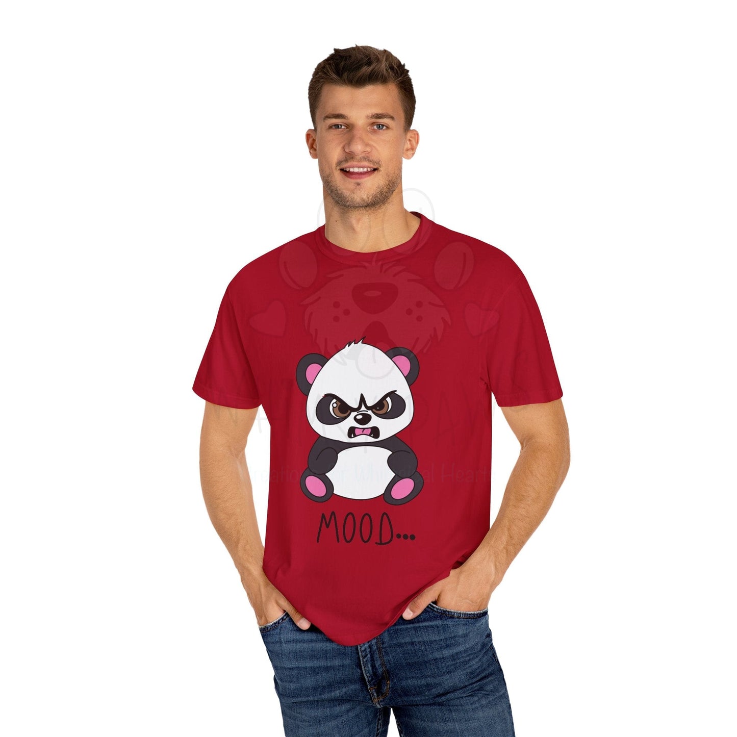 Angry Panda Mood Graphic T-Shirt for Fun-Loving Adults