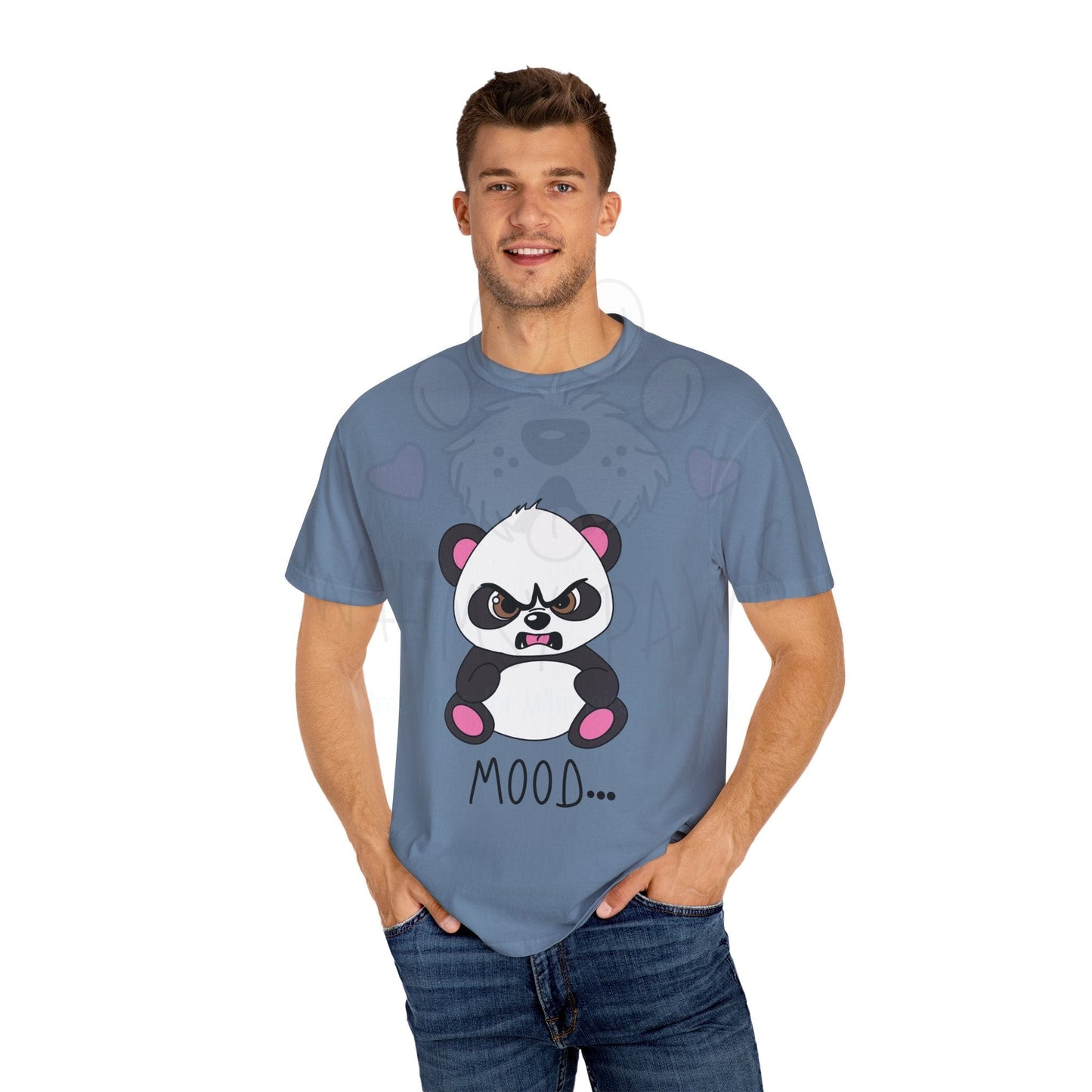 Angry Panda Mood Graphic T-Shirt for Fun-Loving Adults