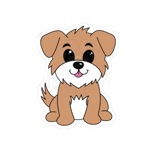 Cute Puppy Kiss-Cut Stickers - Perfect for Dog Lovers, Laptops & Decor