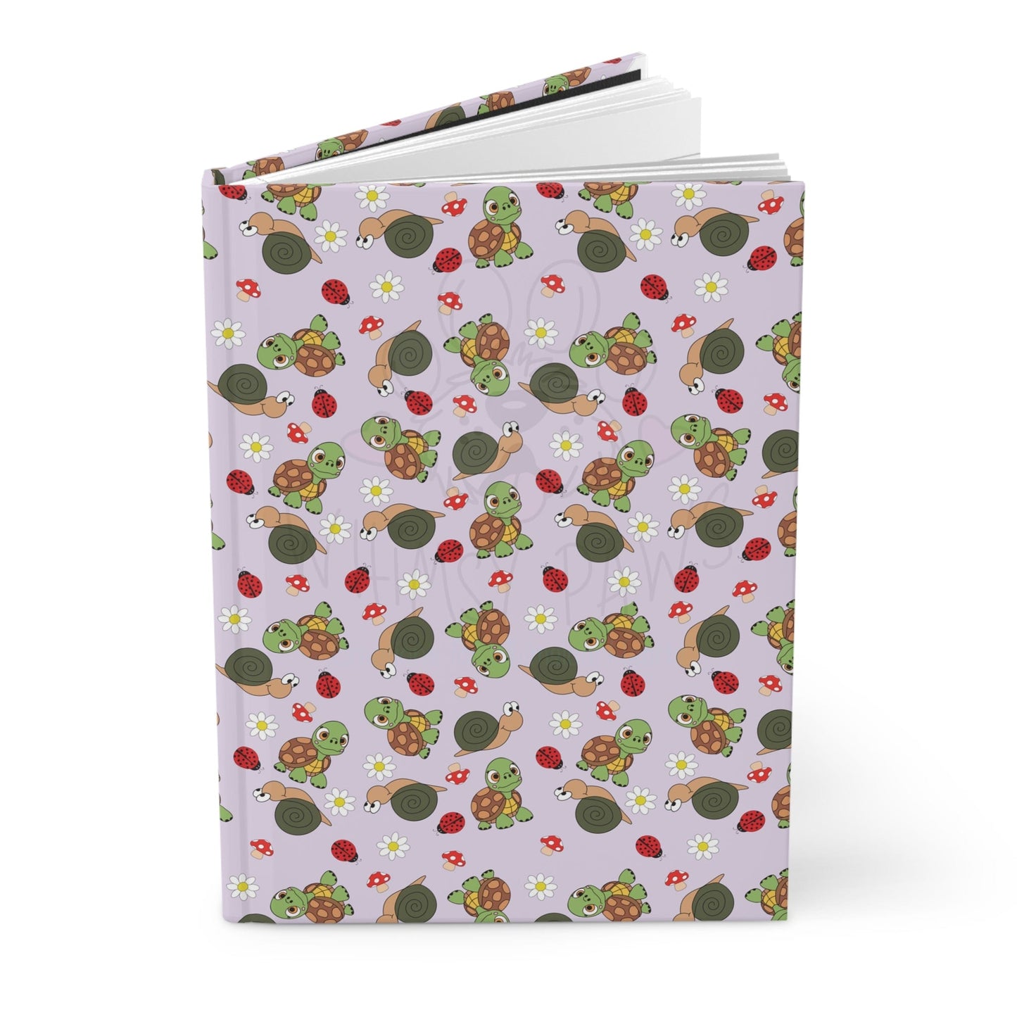 Cute Animal Hardcover Journal - Turtle and Friends Design
