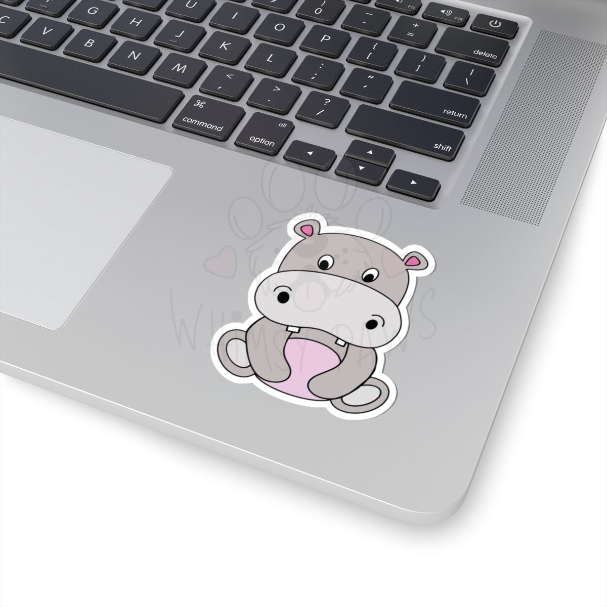Cute Hippo Kiss-Cut Stickers | Fun Decorative Decals for Kids & Adults