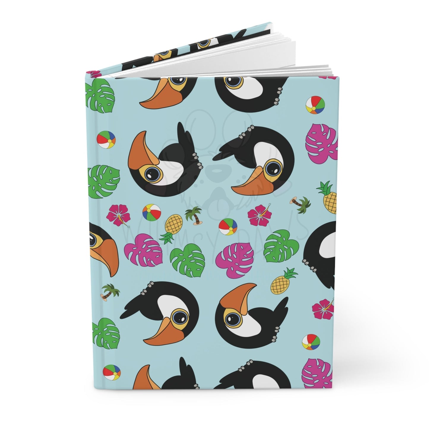 Tropical Toucan Hardcover Journal - Fun Summer Vibes