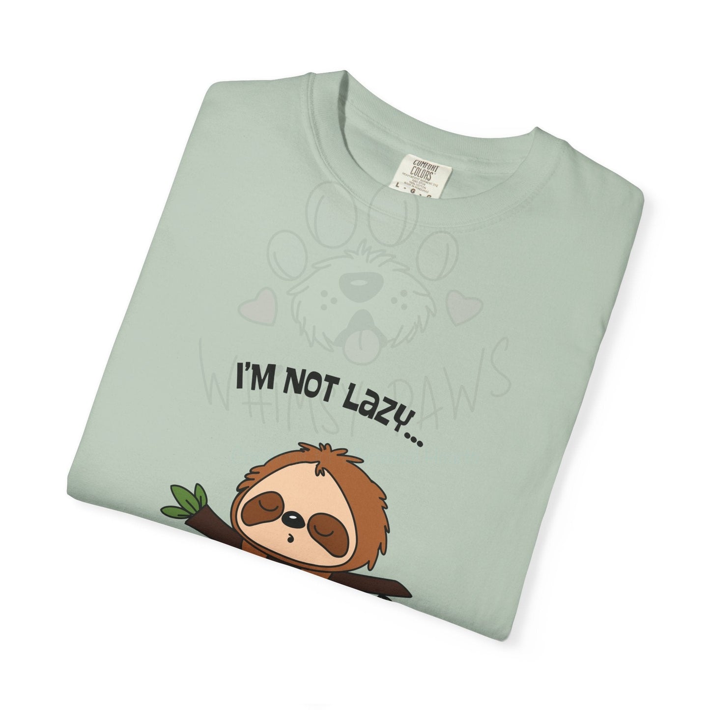 Funny Sloth T-Shirt - "I'm Not Lazy, I'm Energy Efficient" - Unisex Tee