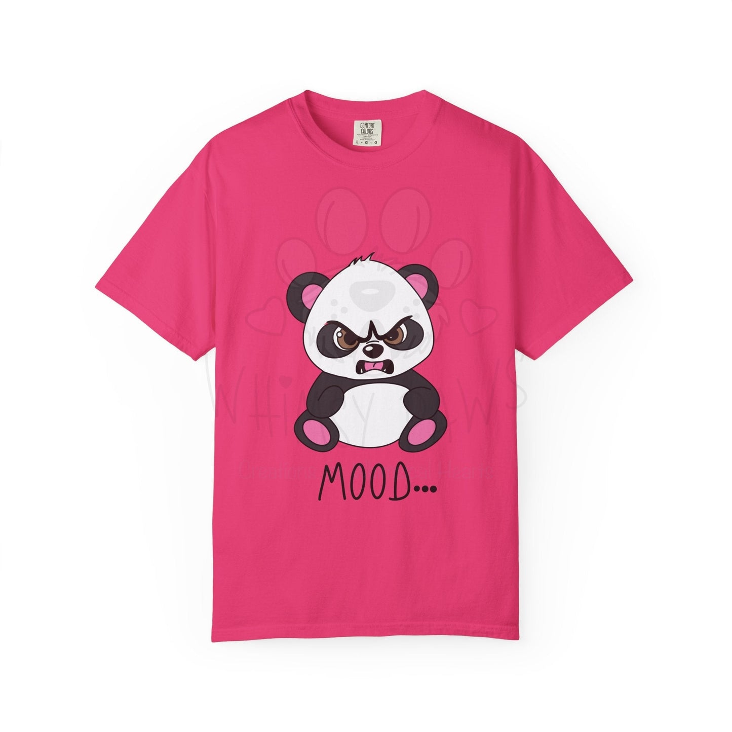 Angry Panda Mood Graphic T-Shirt for Fun-Loving Adults