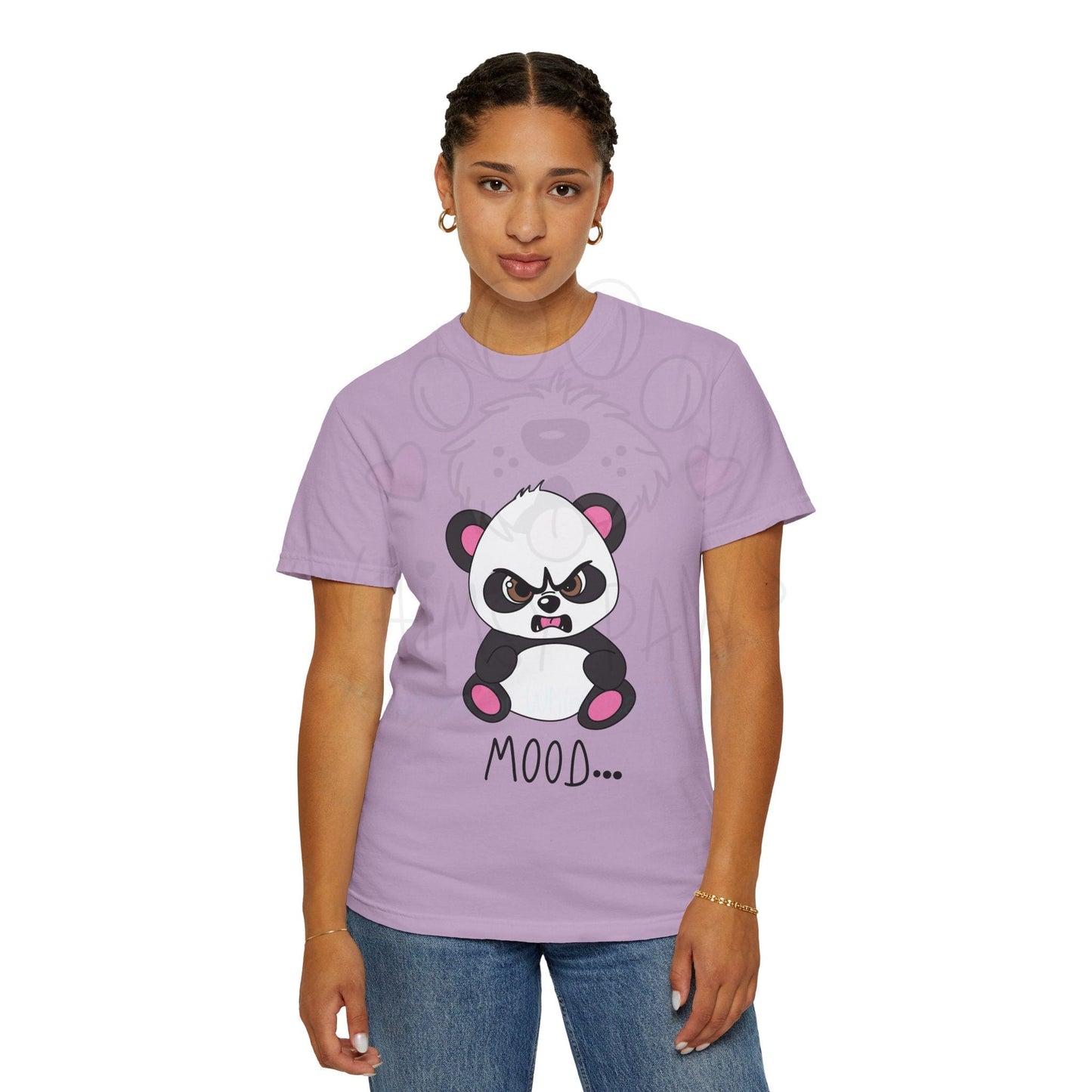 Angry Panda Mood Graphic T-Shirt for Fun-Loving Adults
