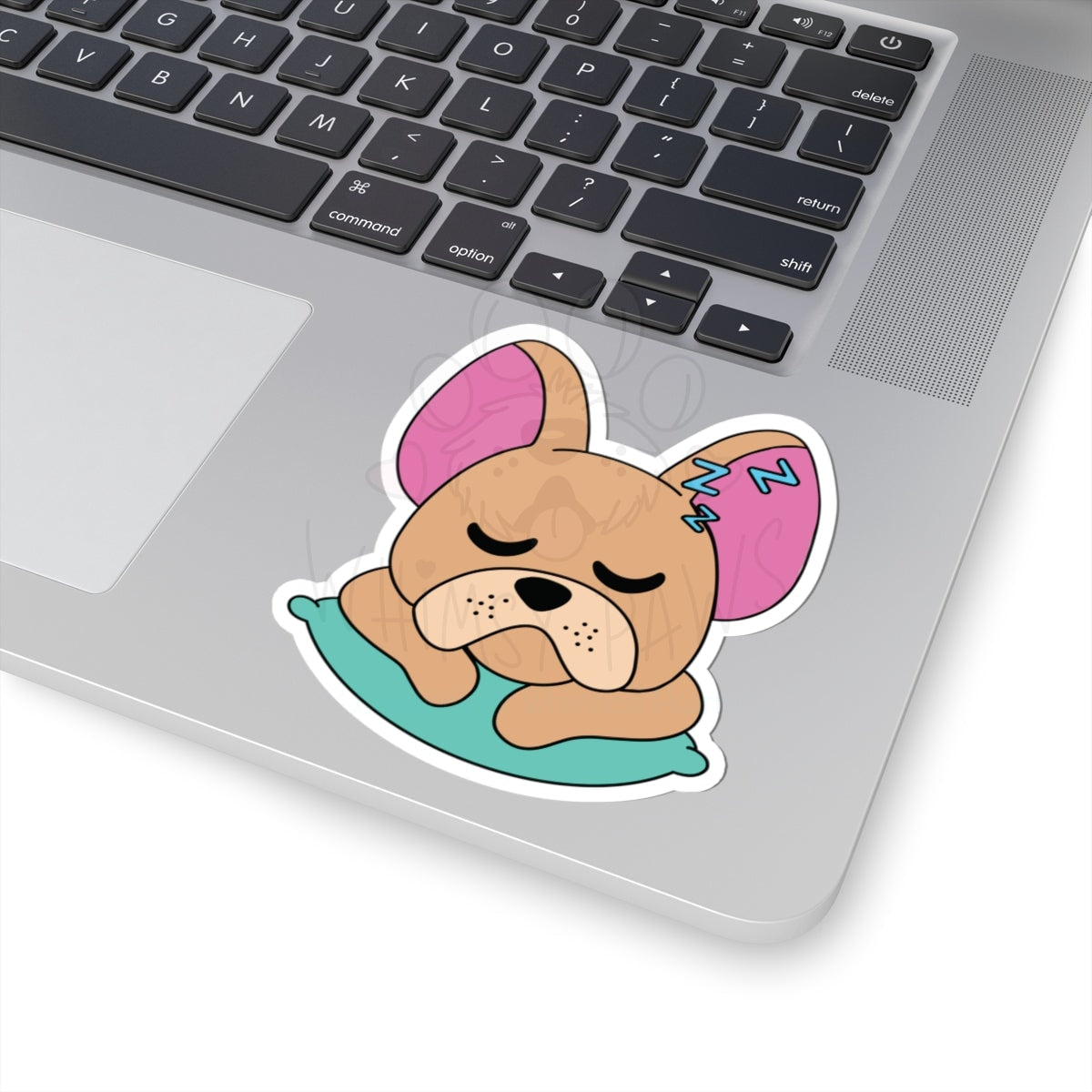 Cute French Bulldog Sleeping Kiss-Cut Stickers - Perfect for Laptops and Decor