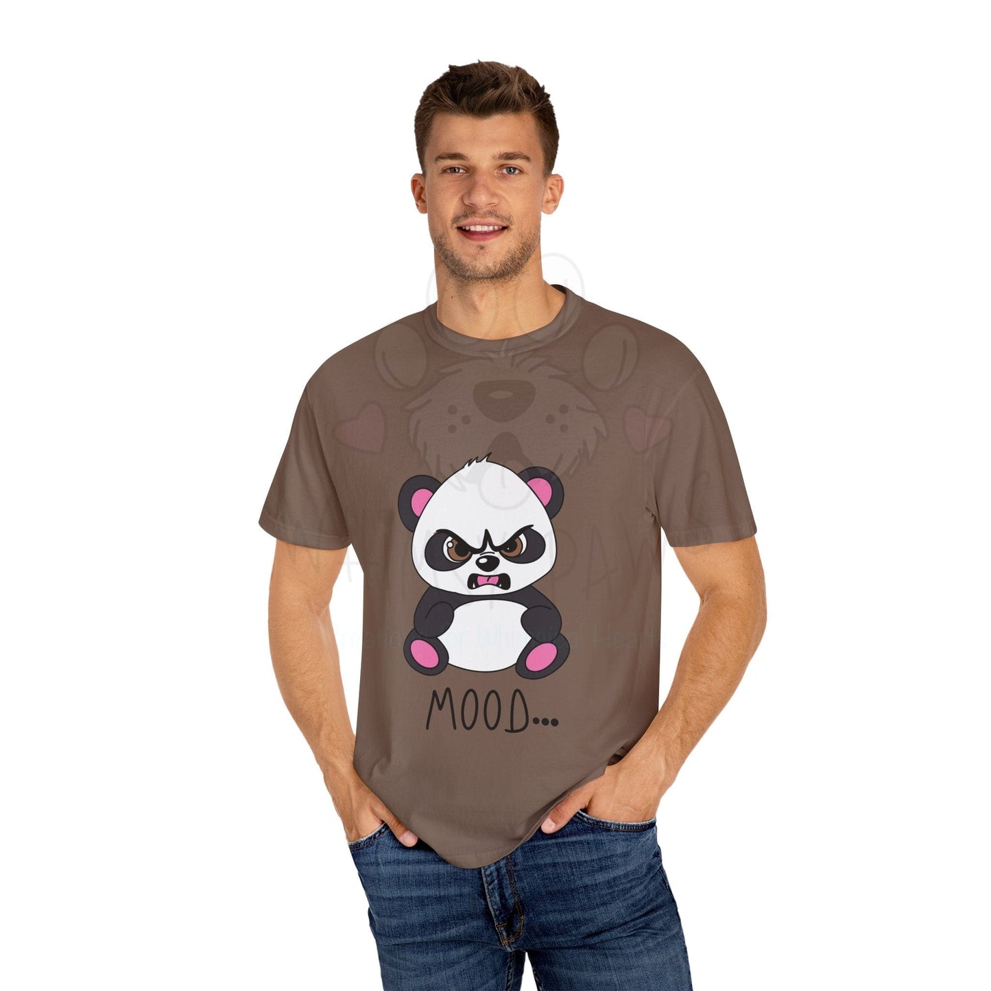 Angry Panda Mood Graphic T-Shirt for Fun-Loving Adults