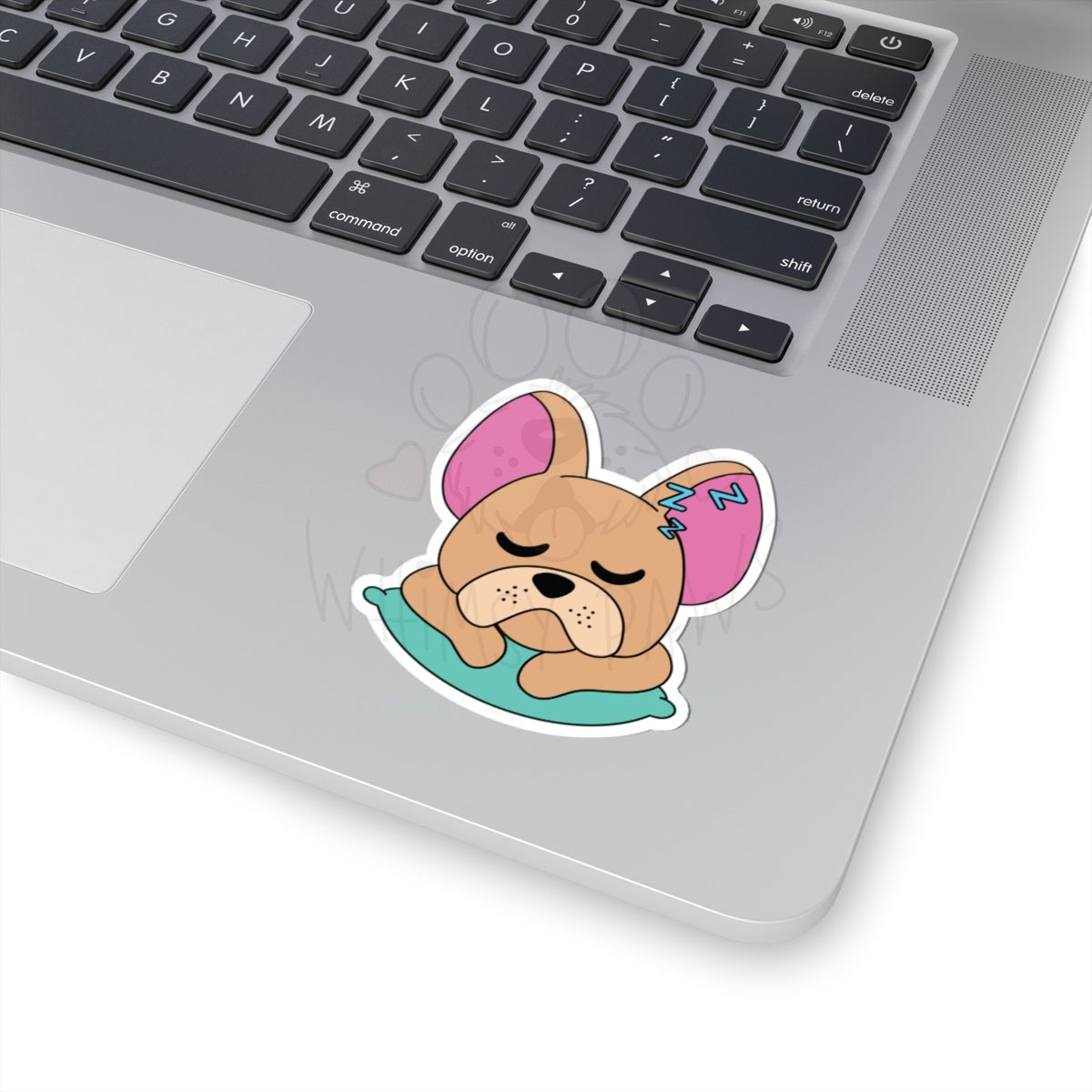Cute French Bulldog Sleeping Kiss-Cut Stickers - Perfect for Laptops and Decor