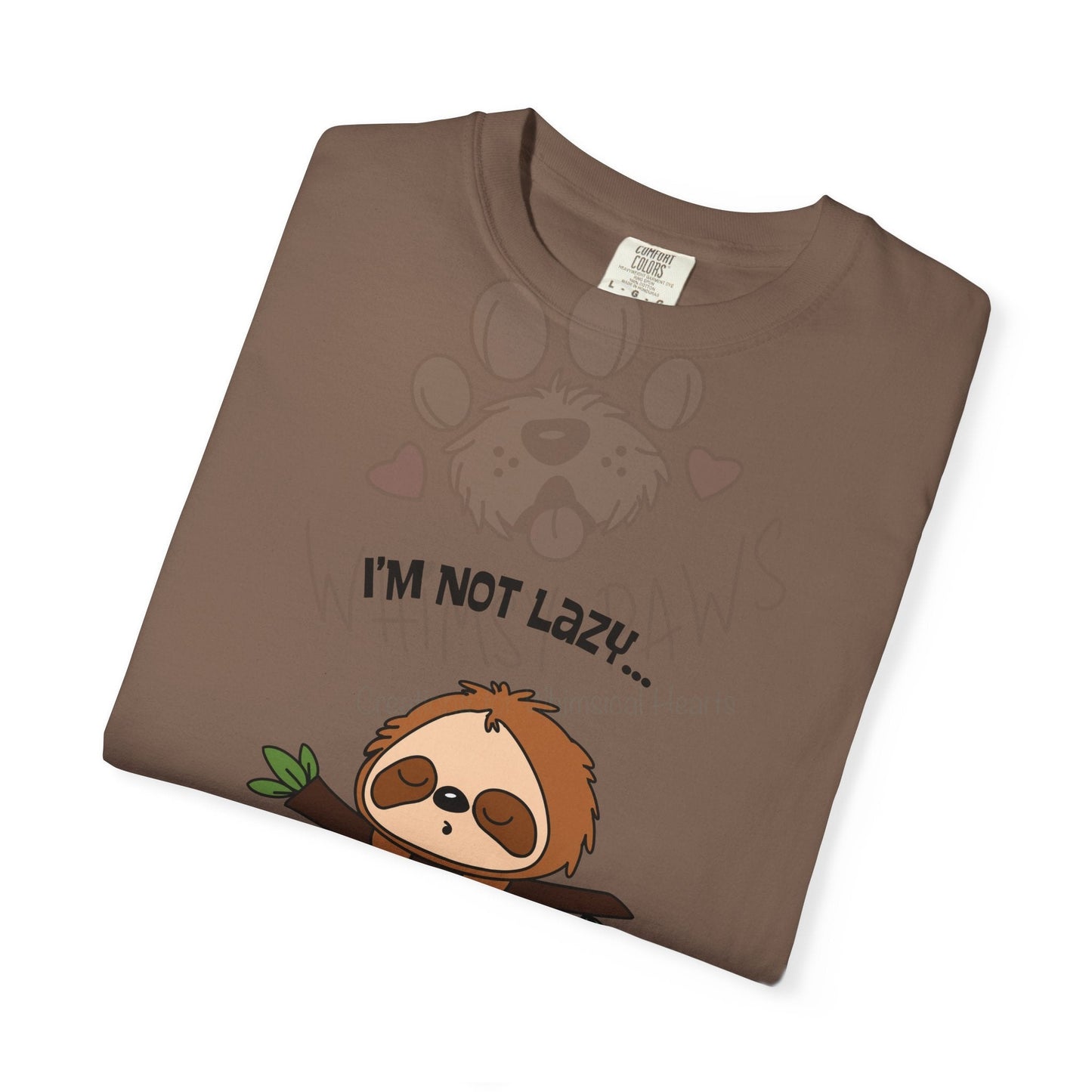 Funny Sloth T-Shirt - "I'm Not Lazy, I'm Energy Efficient" - Unisex Tee