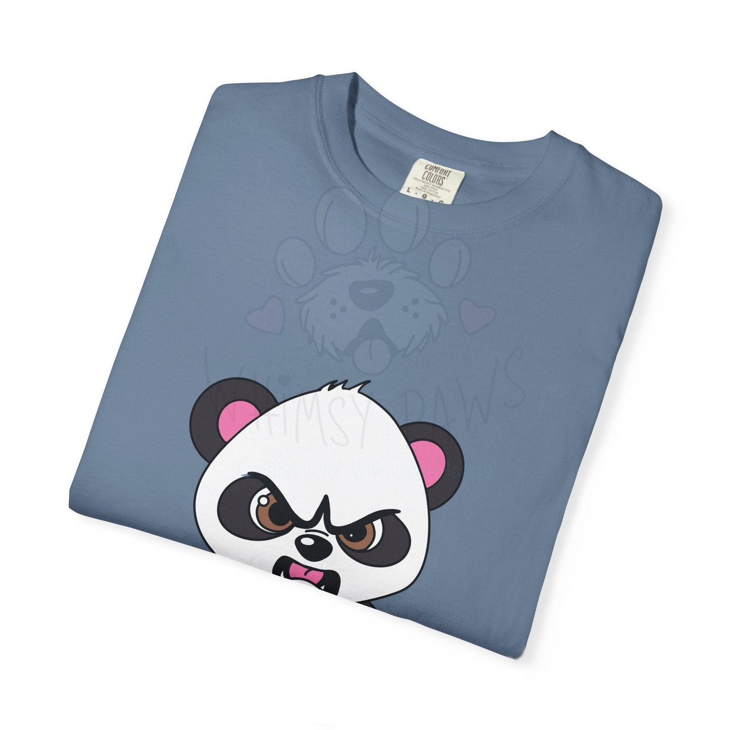 Angry Panda Mood Graphic T-Shirt for Fun-Loving Adults