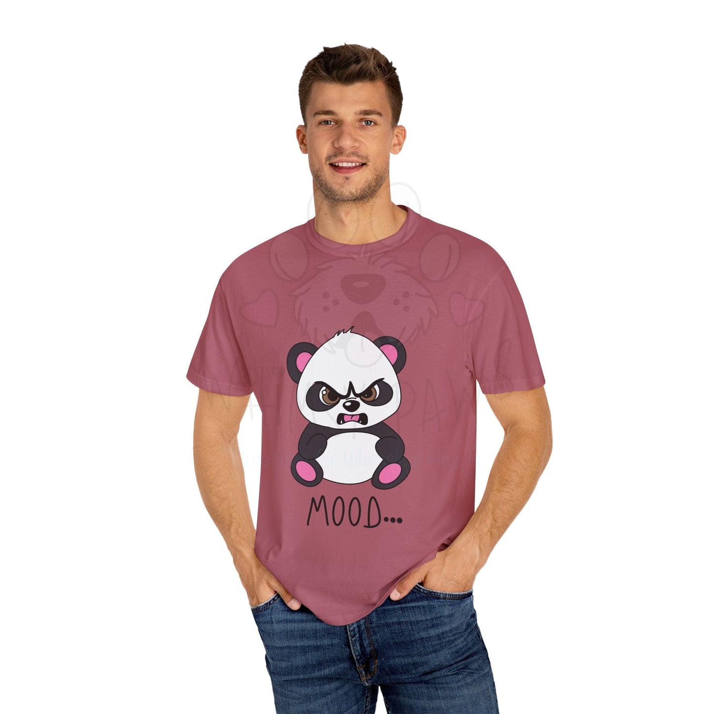 Angry Panda Mood Graphic T-Shirt for Fun-Loving Adults