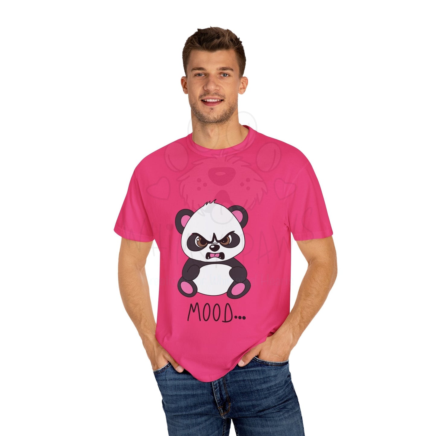 Angry Panda Mood Graphic T-Shirt for Fun-Loving Adults