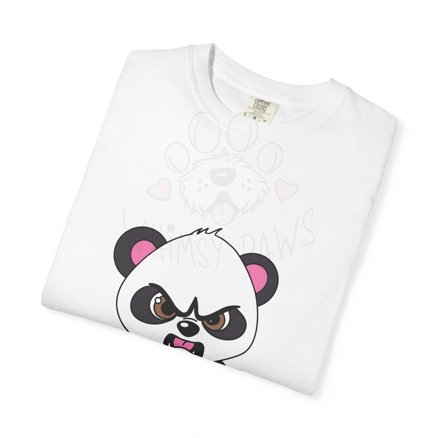Angry Panda Mood Graphic T-Shirt for Fun-Loving Adults